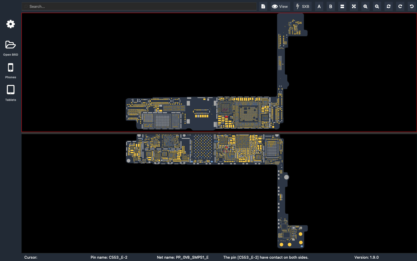 โปรแกรมอ่านลายวงจรฟรี iPhone iPad